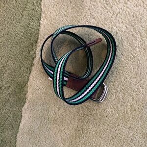 Janie and Jack Brown and Green Children's Belt 6-8 yo